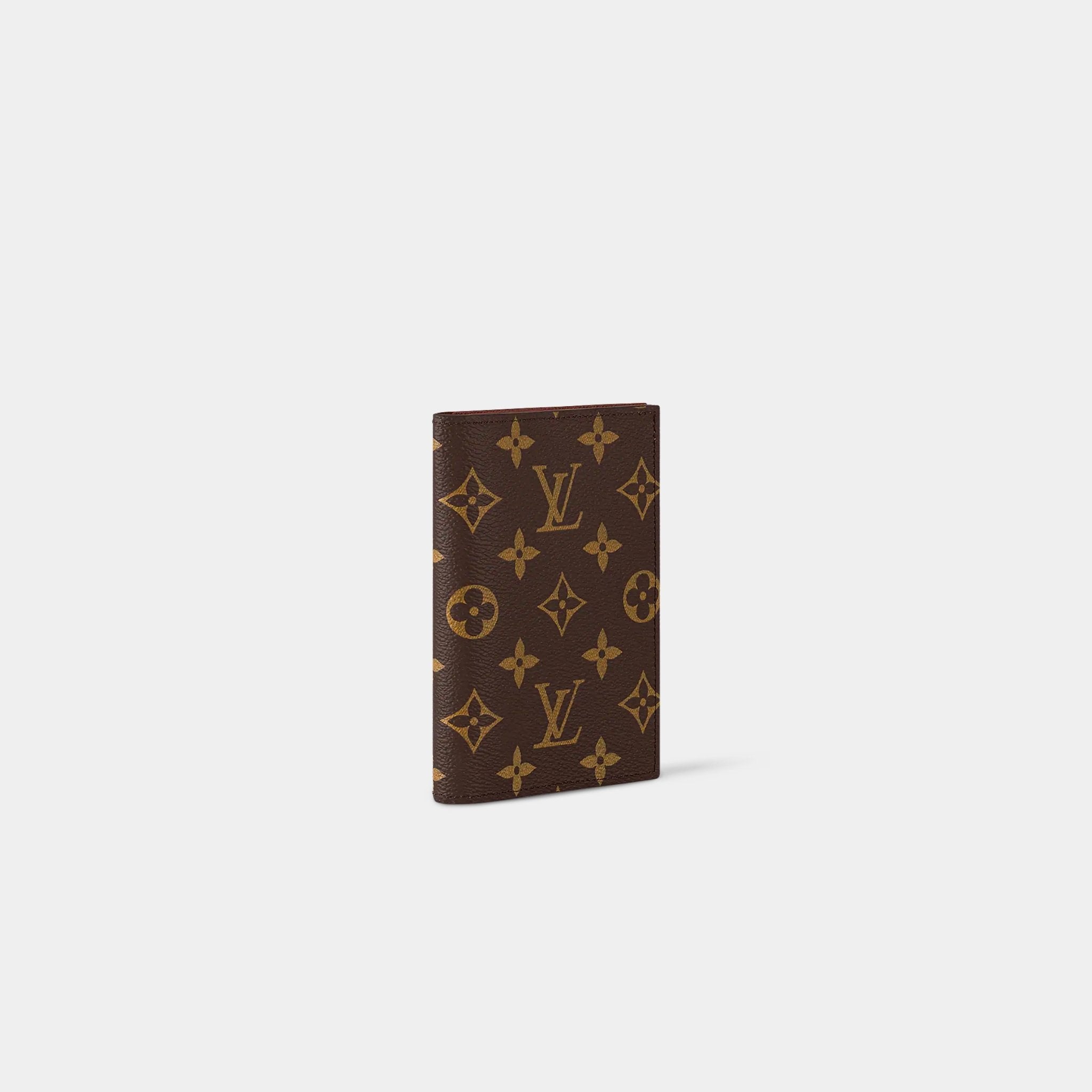 Louis Vuitton Passport Cover Monogram Canvas, Side