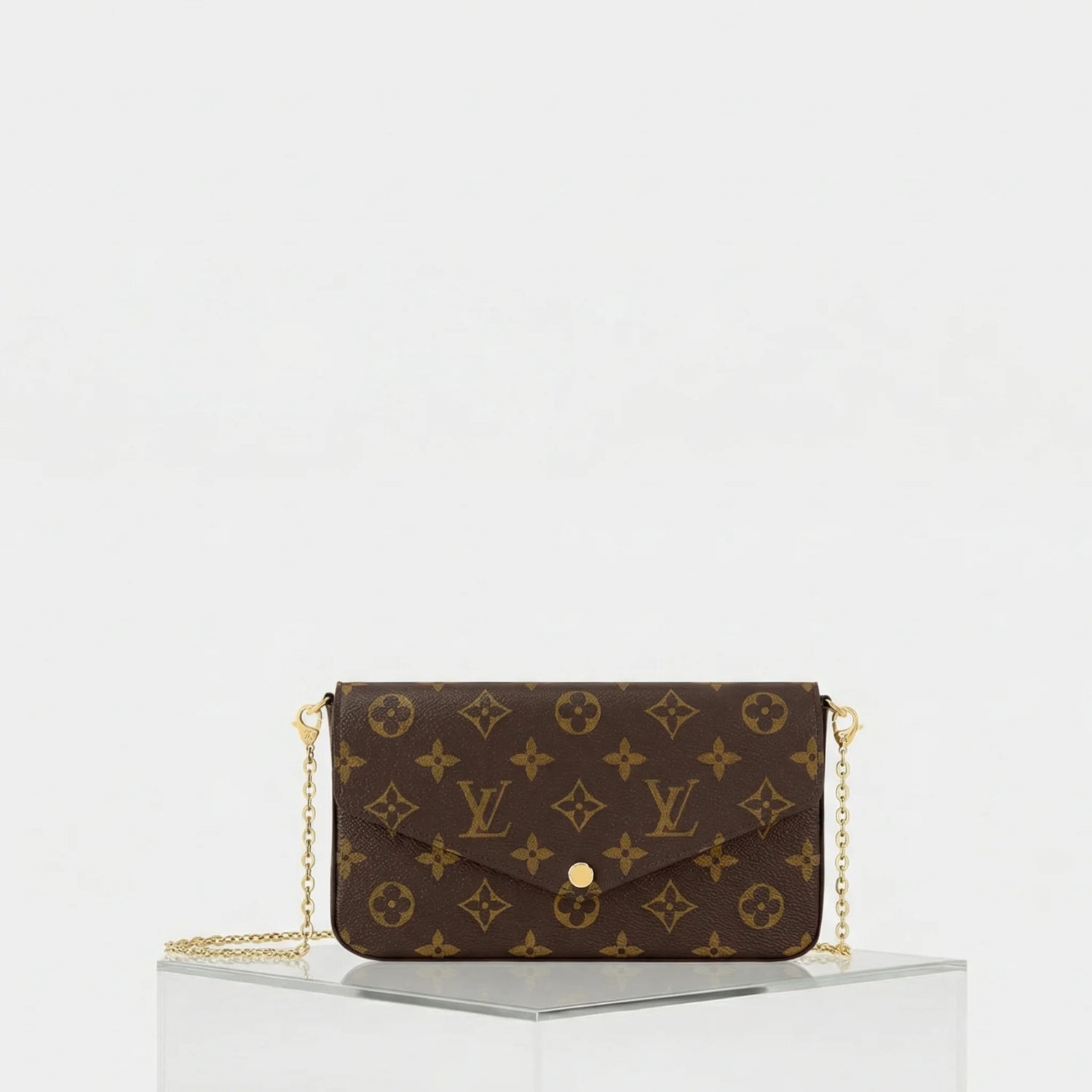 Louis Vuitton Pochette Félicie Handbag Monogram Canvas, Front