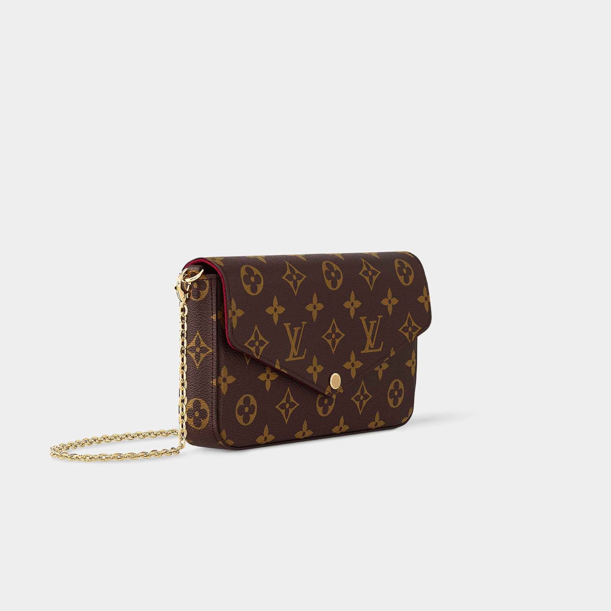 Louis Vuitton Pochette Félicie Handbag Monogram Canvas, Side