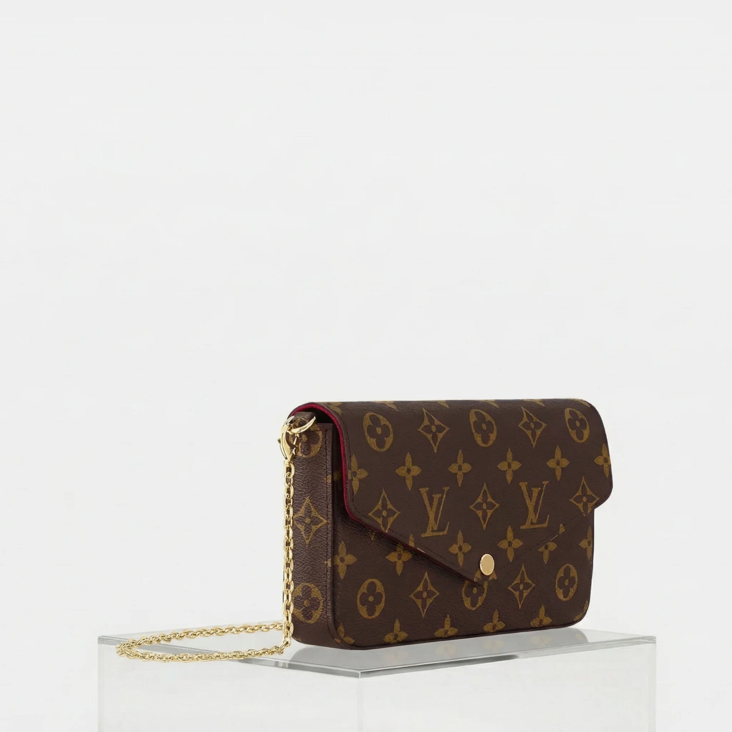 Louis Vuitton Pochette Félicie Handbag Monogram Canvas, Side