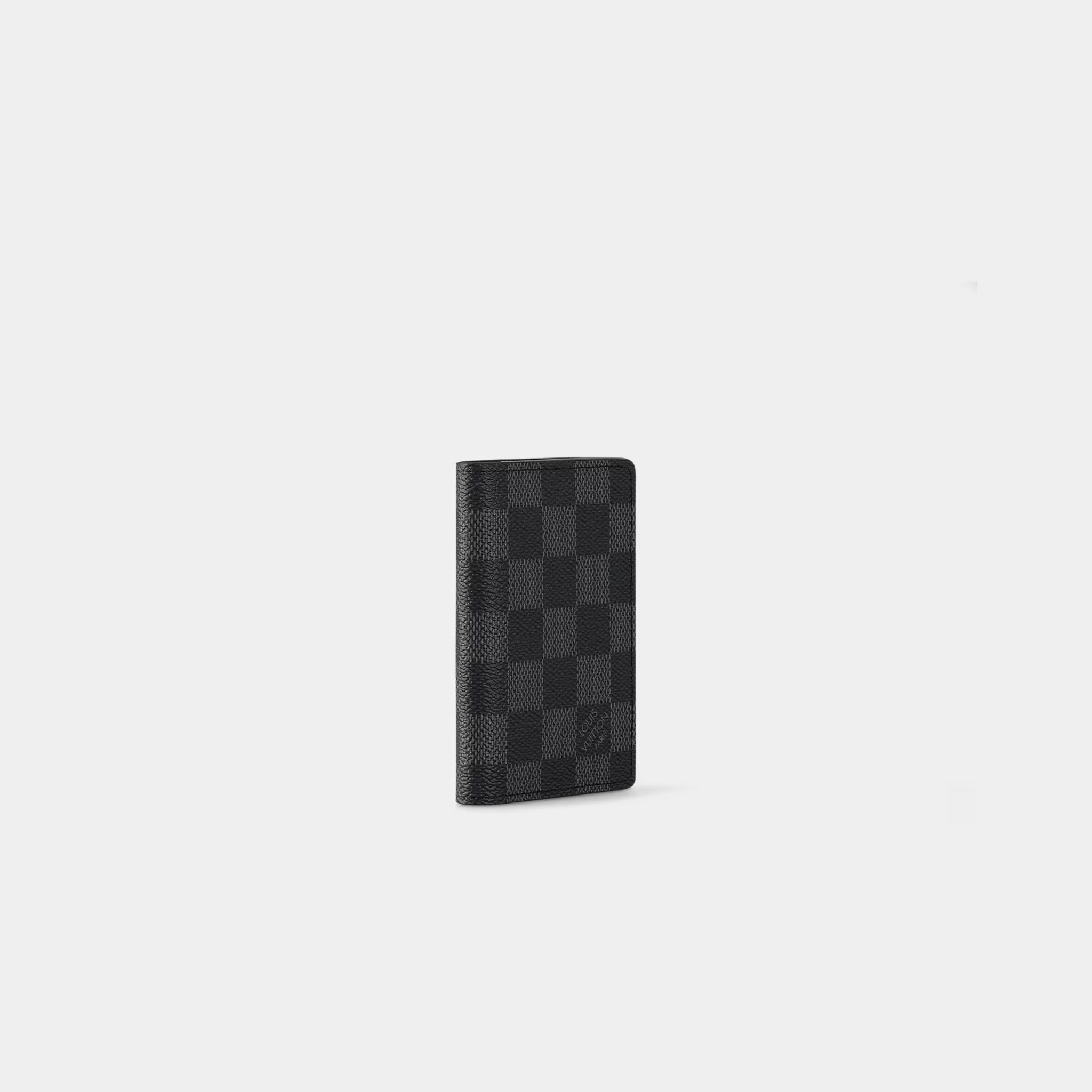 Louis Vuitton Pocket Organiser Damier Graphite Canvas, Side