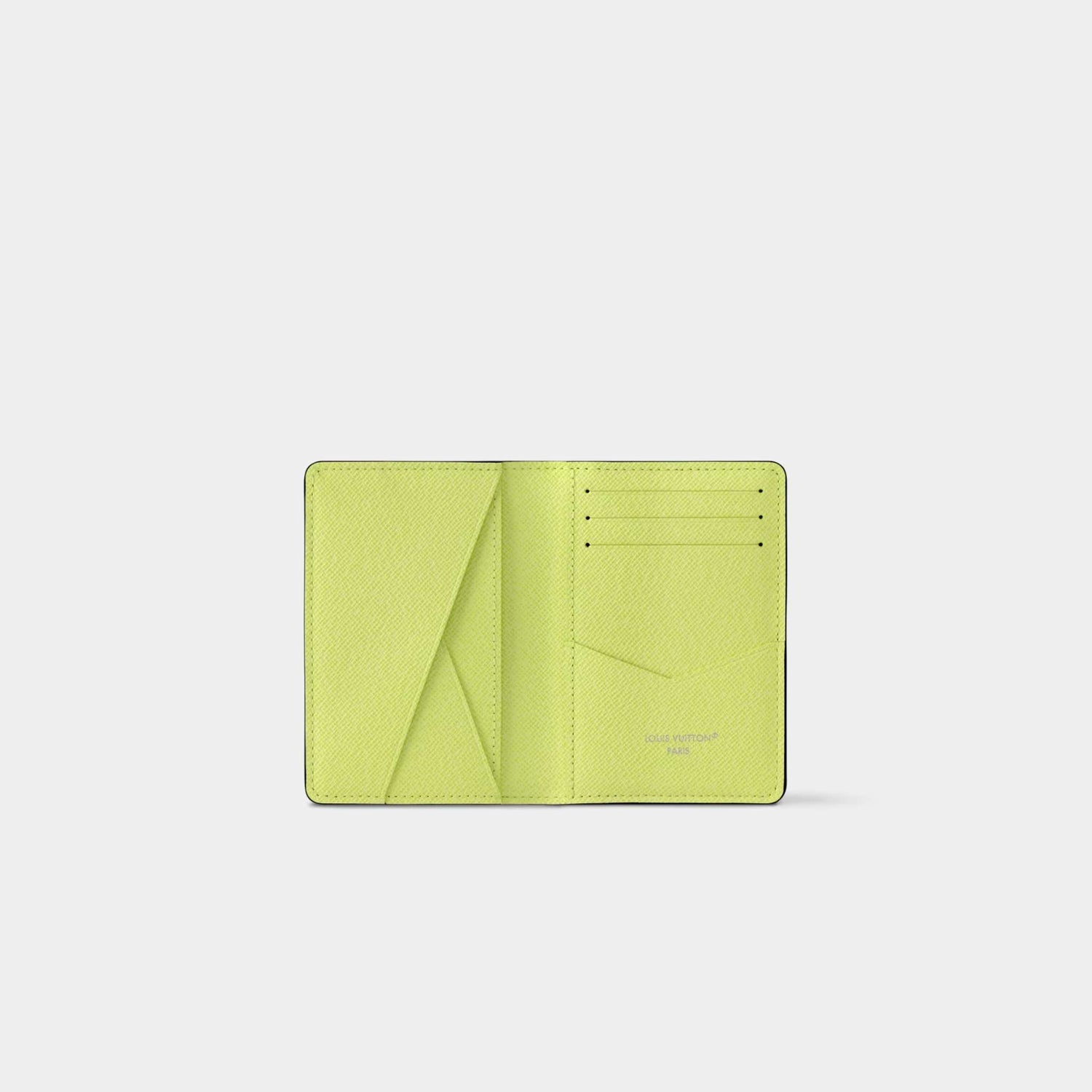 Louis Vuitton Pocket Organiser Taigarama, Lemonade, Inside