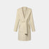 Louis Vuitton Reversible Signature Hooded Wrap Coat , Front