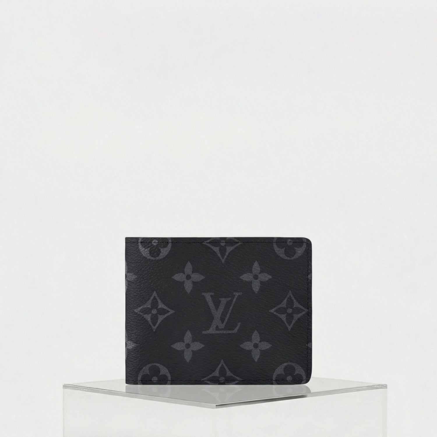 Louis Vuitton Slender Wallet Monogram Eclipse Canvas, Front