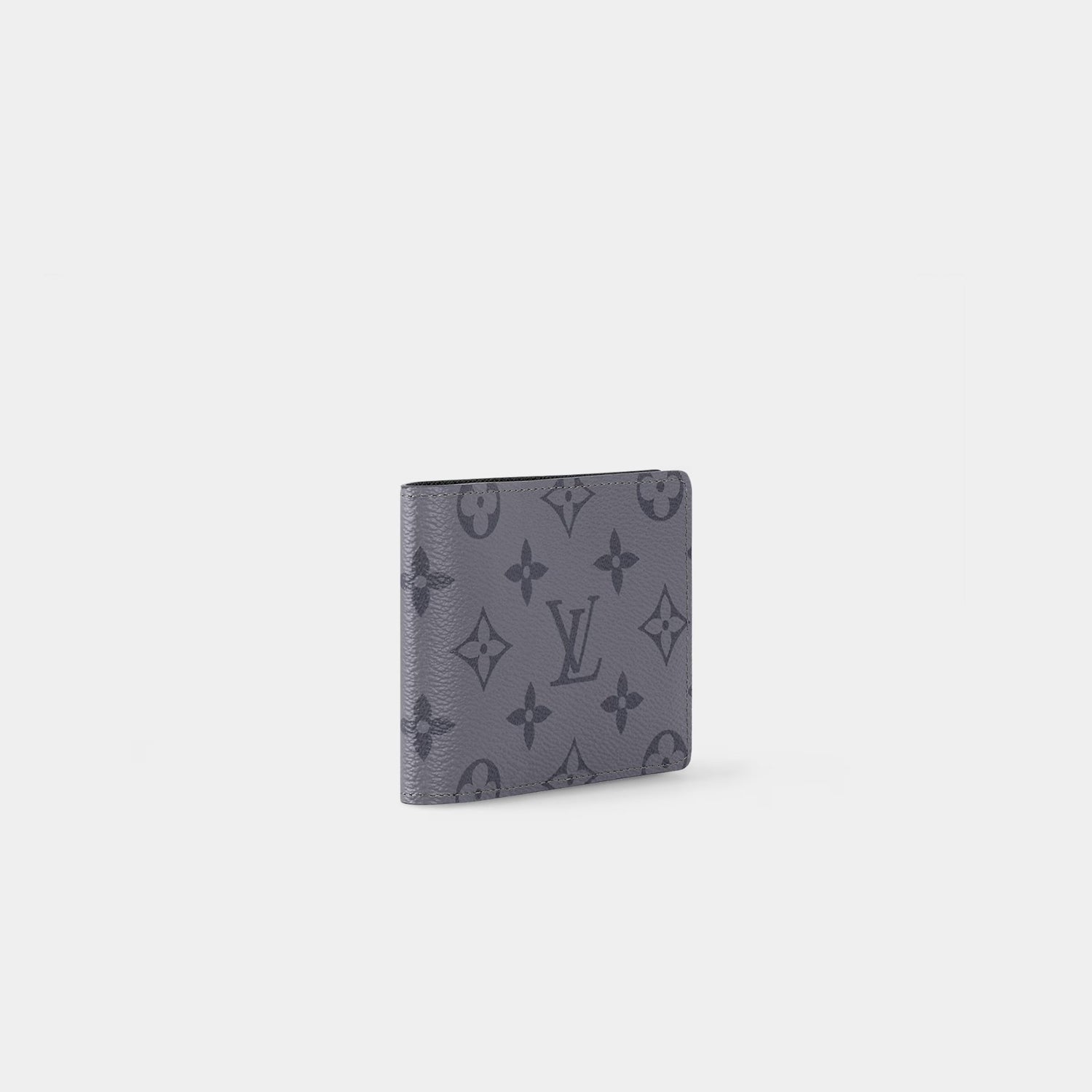 Louis Vuitton Slender Wallet Monogram Eclipse Canvas, Black, Side