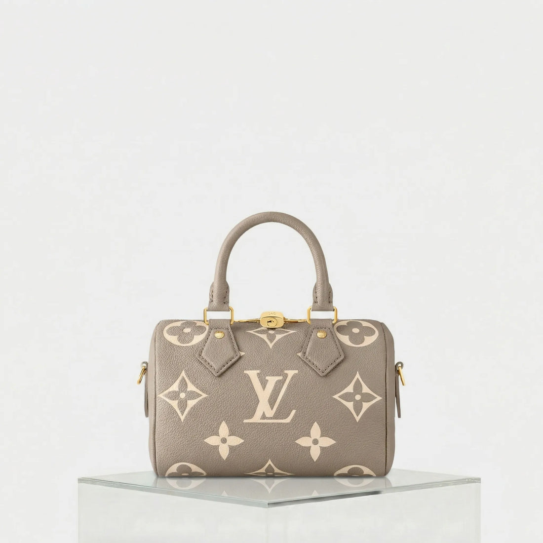 Louis Vuitton Speedy Bandouliere 20 Bicolour Monogram Empreinte, Front
