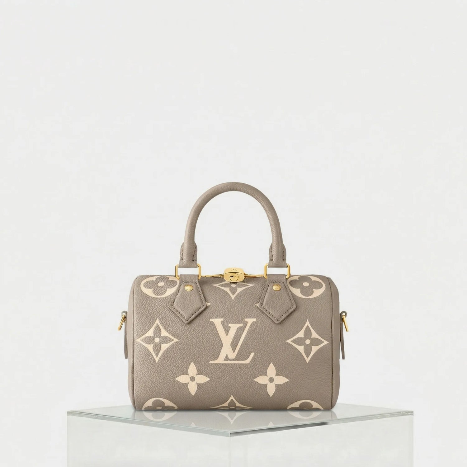 Louis Vuitton Speedy Bandouliere 20 Bicolour Monogram Empreinte, Front