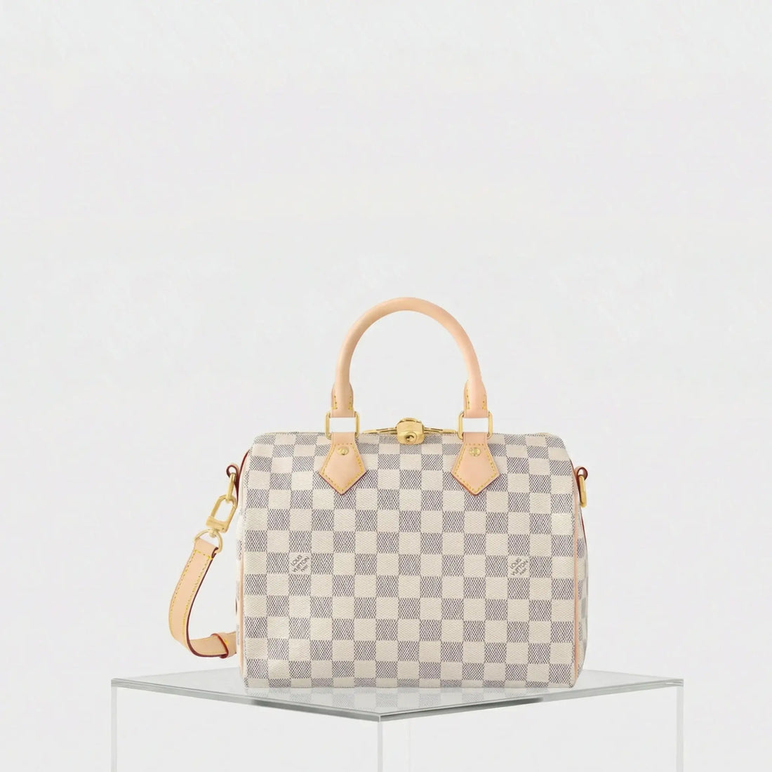 Louis Vuitton Speedy Bandouliere 25 Damier Azur, Front