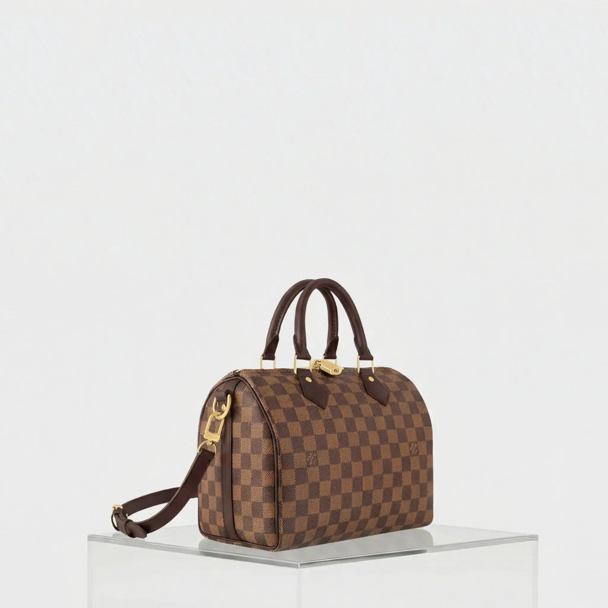 Louis Vuitton Speedy Bandouliere 25 Damier Ebene, Side