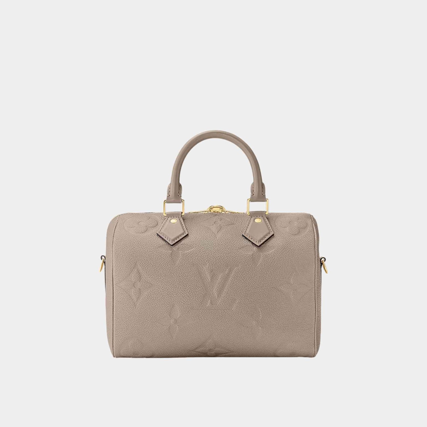 Louis Vuitton Speedy Bandouliere 25 Bag Monogram Empreinte, Tourterelle, Back