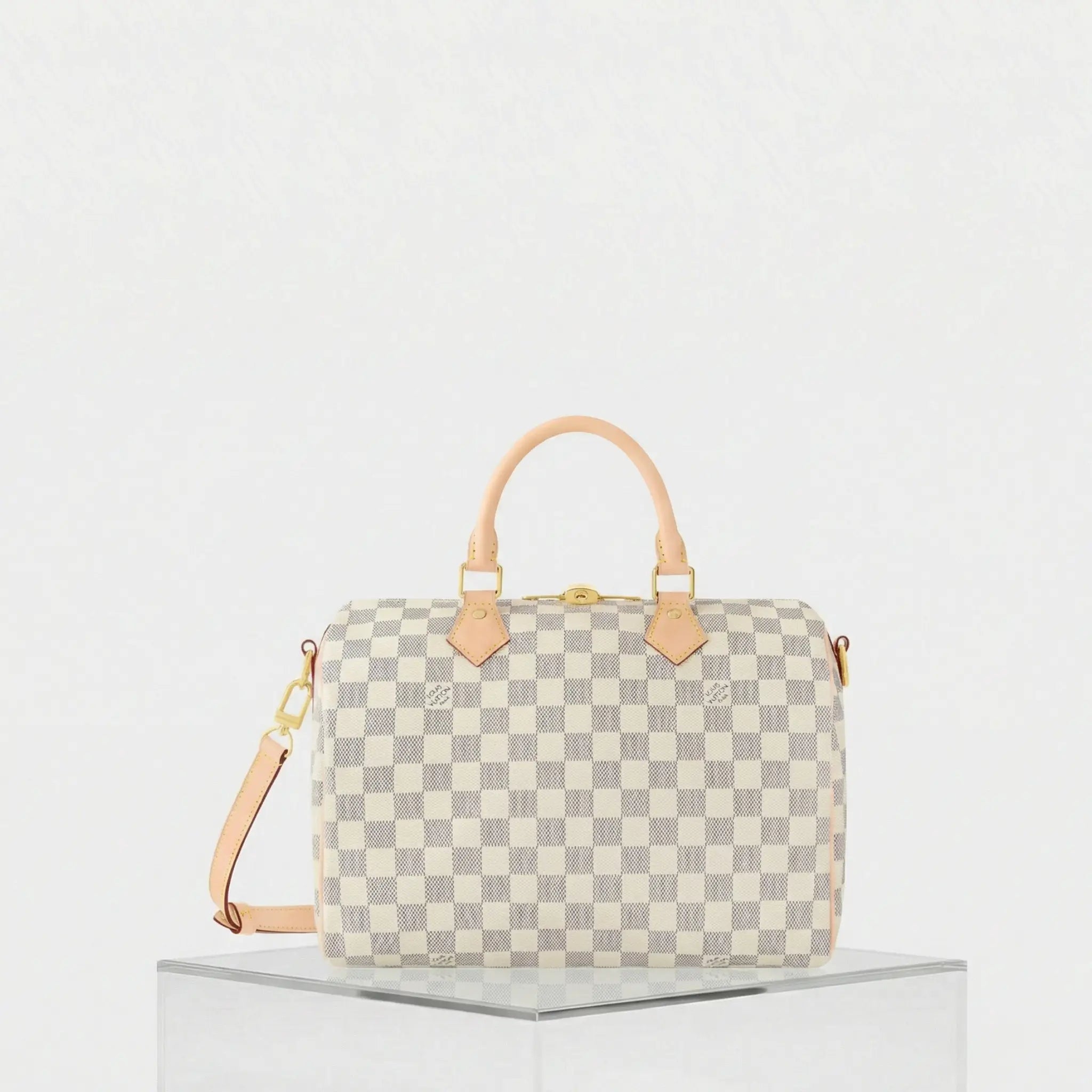 Louis Vuitton Speedy Bandouliere 30 Damier Azur, Front
