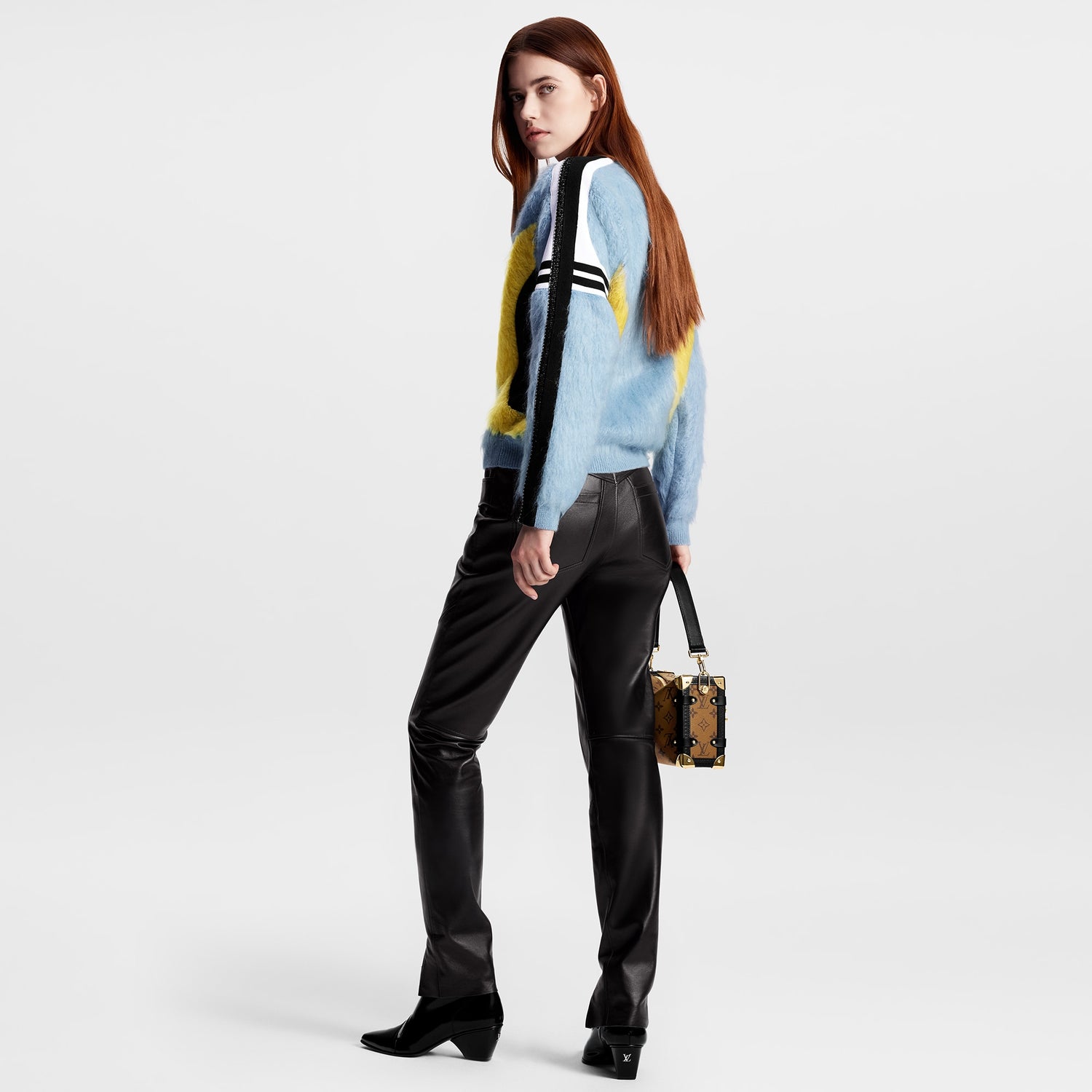 Farah Color Block Cardigan