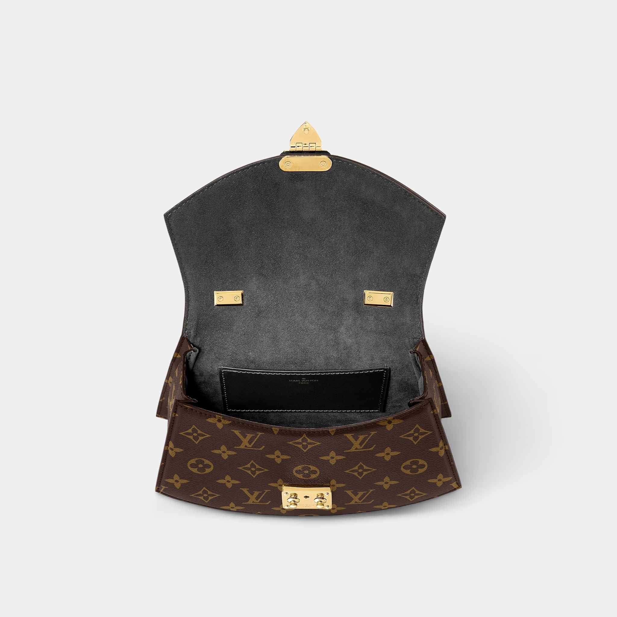 Louis Vuitton Tilsitt Handbag Monogram and Monogram Reverse Canvas, Inside