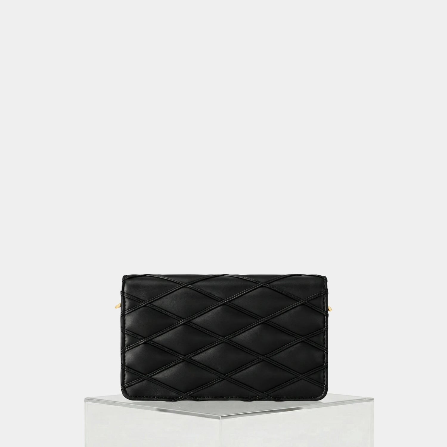 Louis Vuitton Wallet On Chain GO-14 Black Handbag Cruise, Back