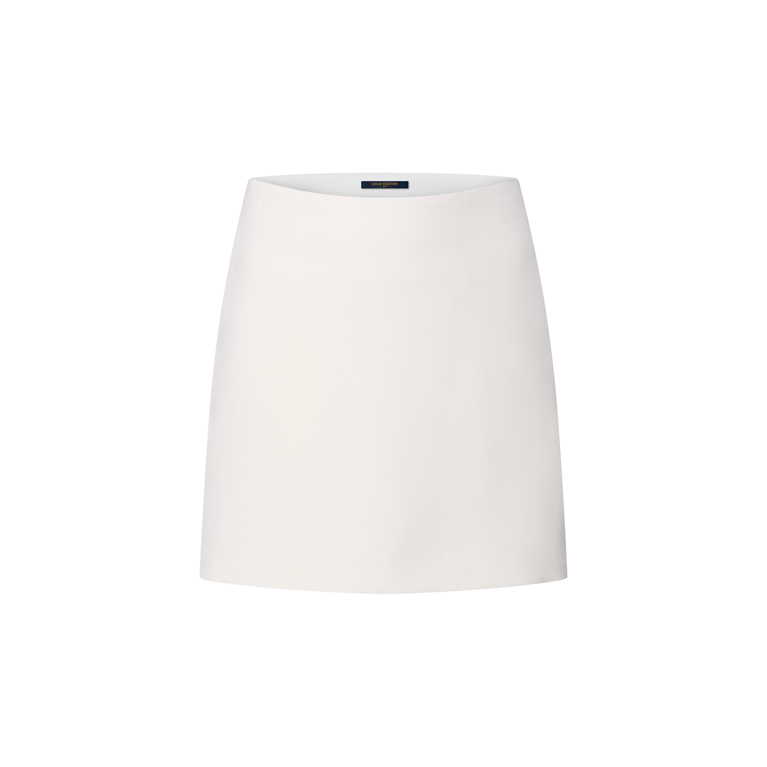 Wool Crepe Mini Skirt 