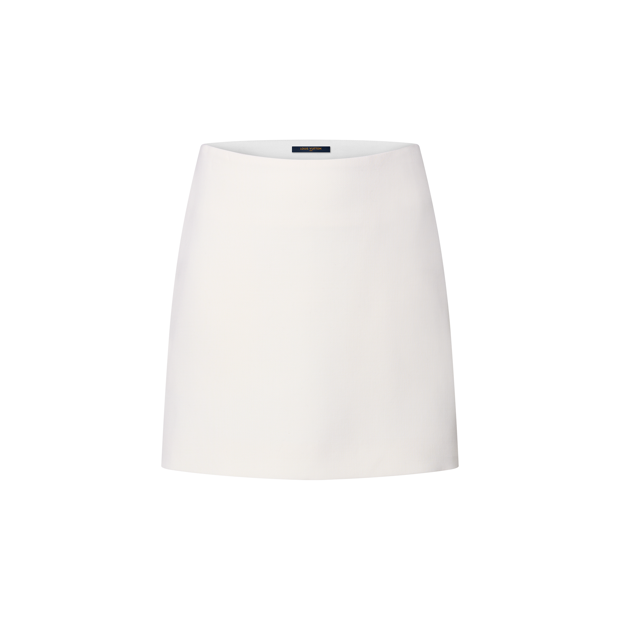 Wool Crepe Mini Skirt 