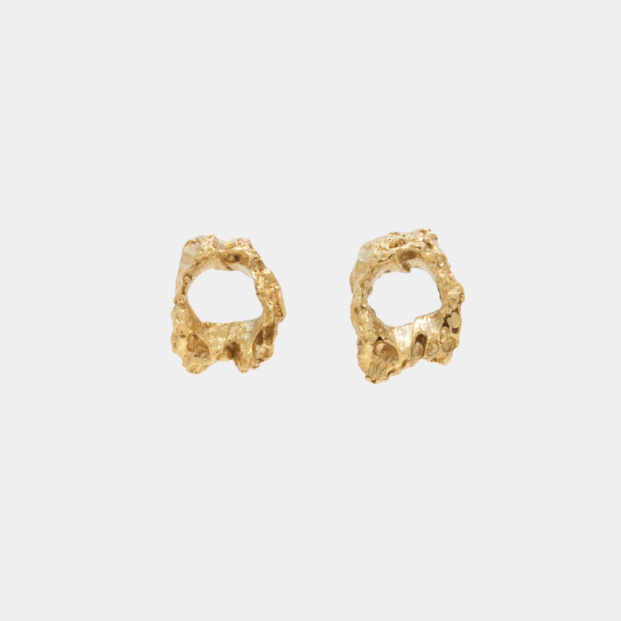 Loveness Lee Cea Earrings, Gold, Side
