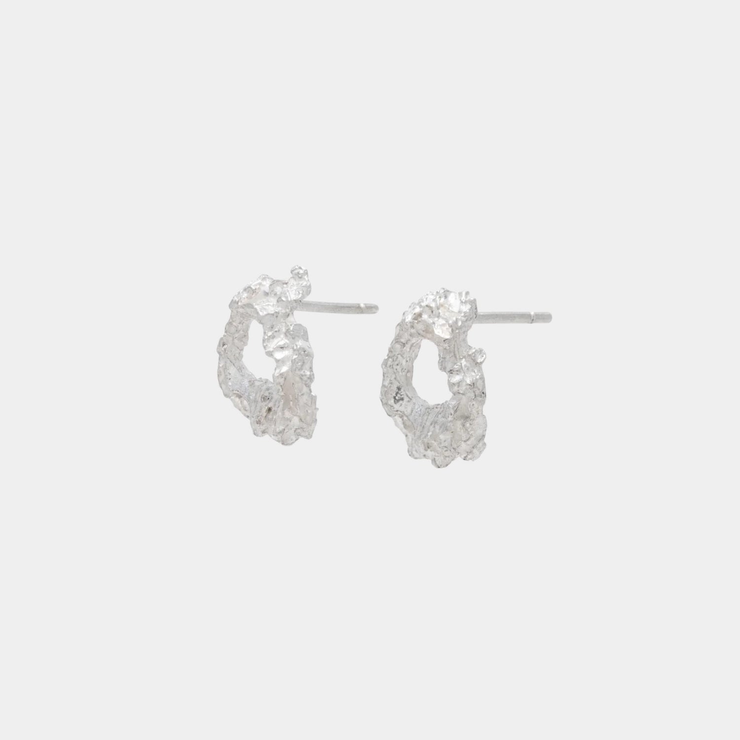 Loveness Lee Cea Earrings, Silver, Side