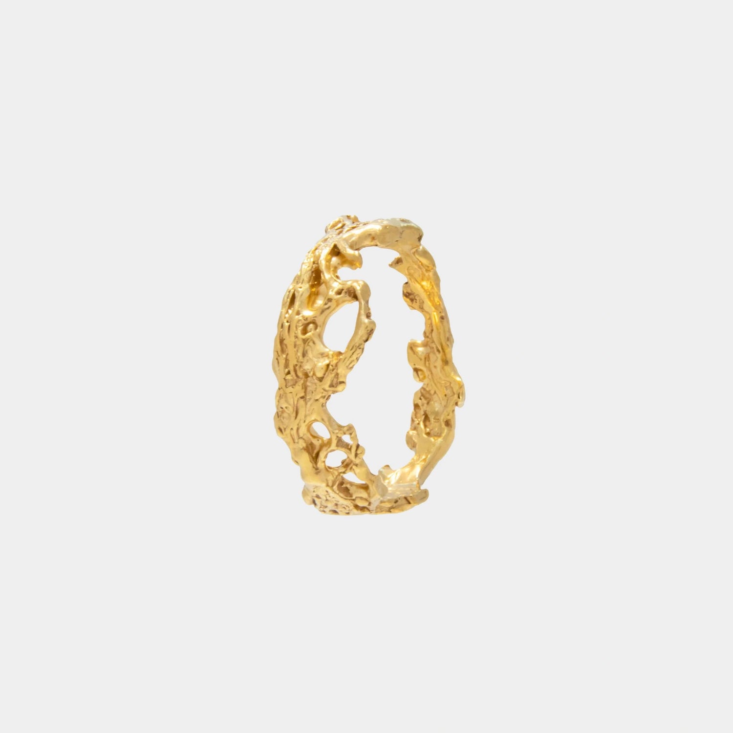Loveness Lee Cylindro Ring, Gold, Front 