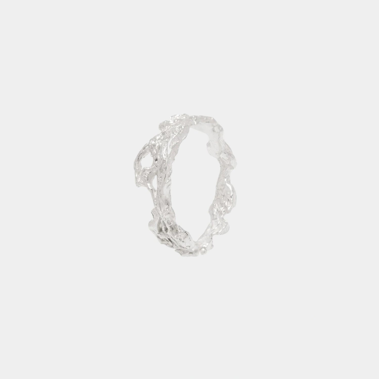 Loveness Lee Cylindro Ring, Silver , Front 