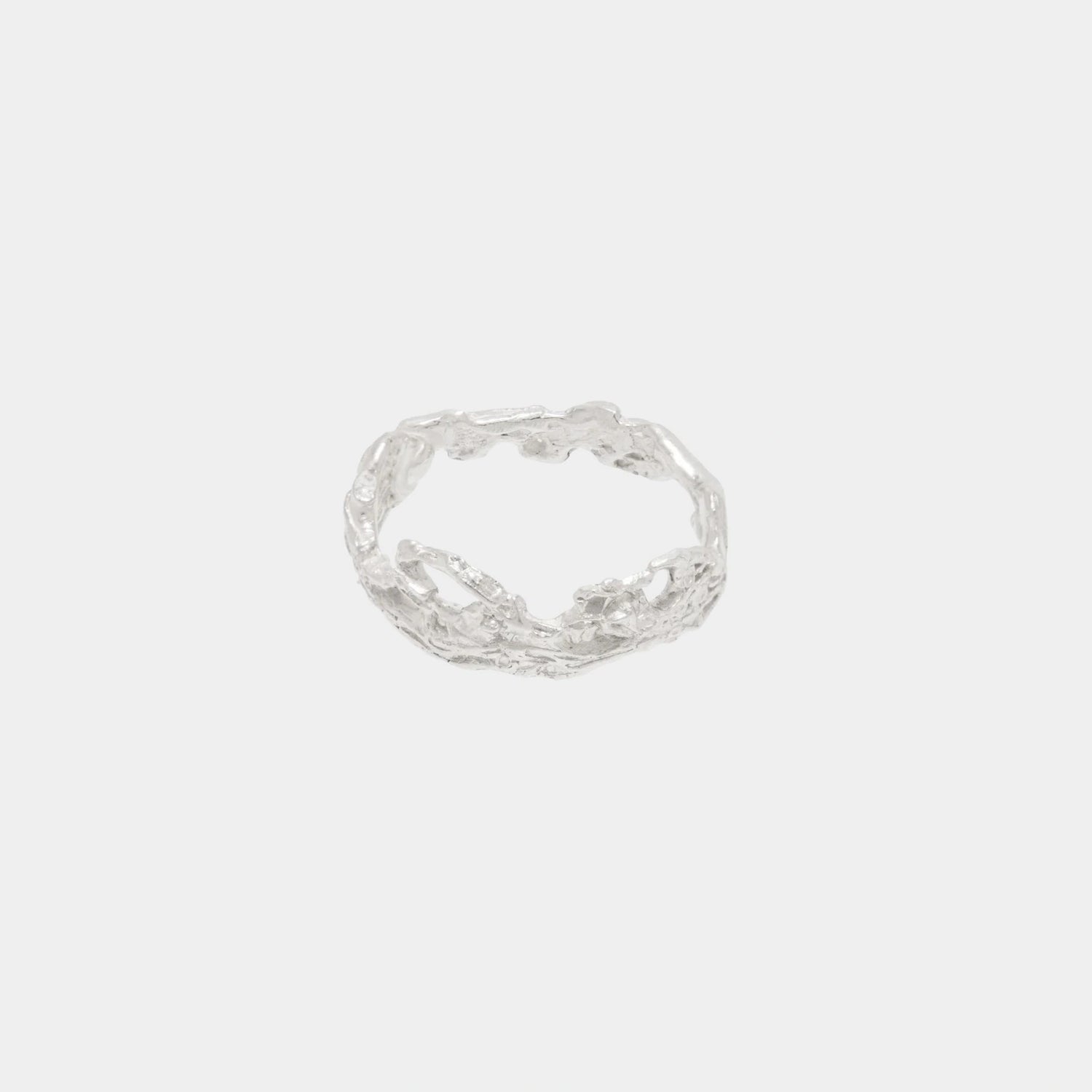 Loveness Lee Cylindro Ring, Silver , Top