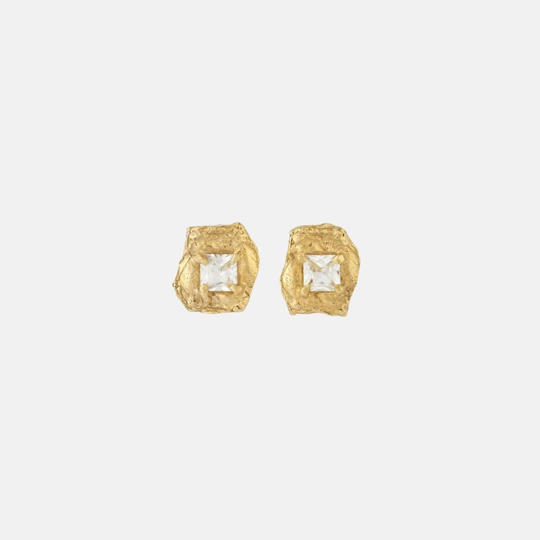 Loveness Lee Deti 18K Gold Plated Recycled Silver Earrings, Front