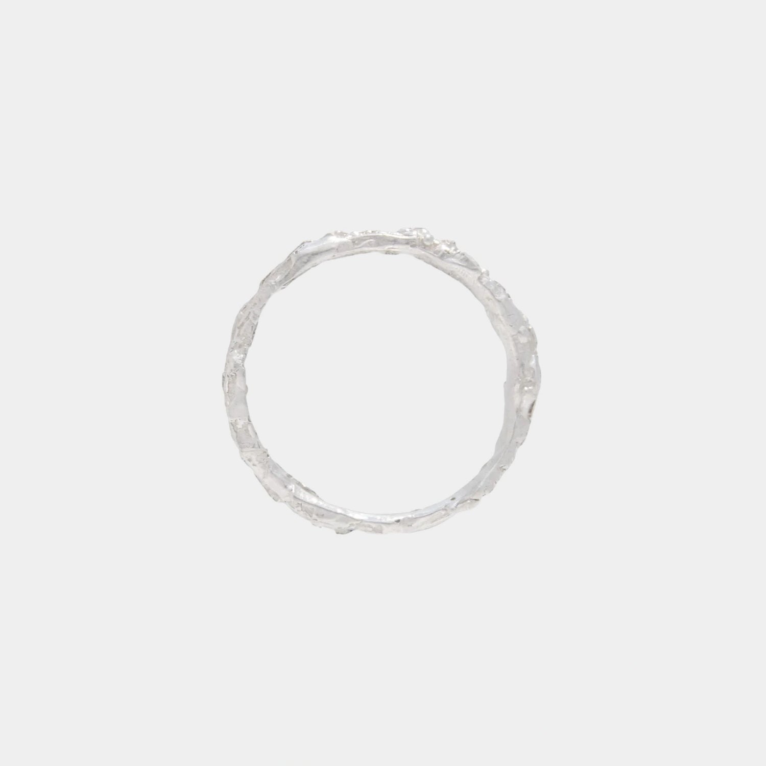 Loveness Lee Euly Silver Ring, Top