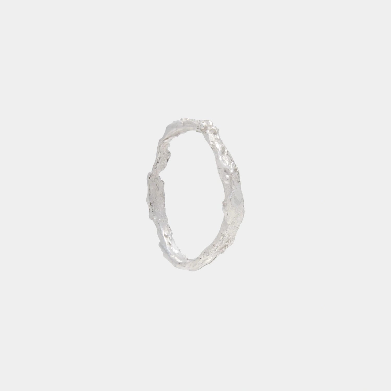 Loveness Lee Euly Silver Ring, Front