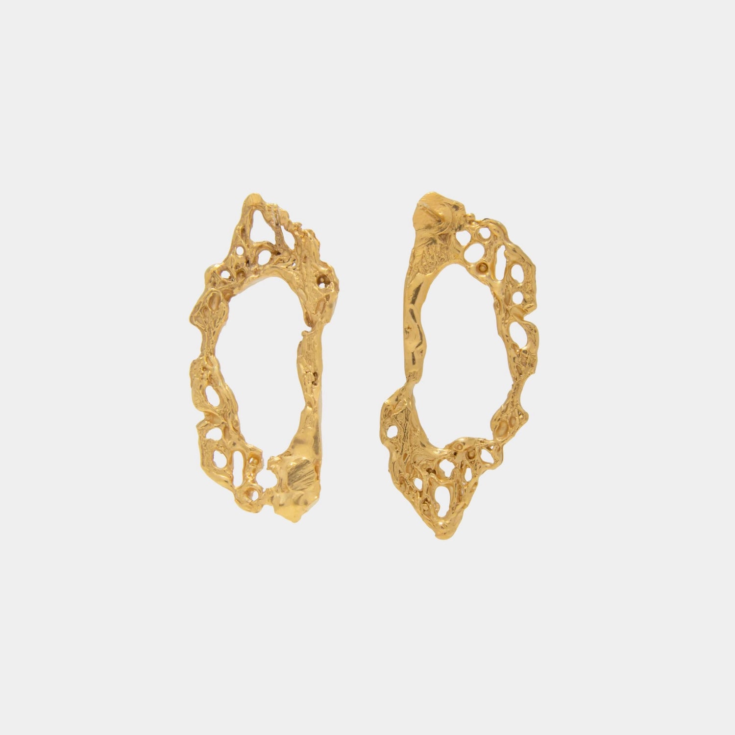 Loveness Lee Feroca Earrings, Gold, Front