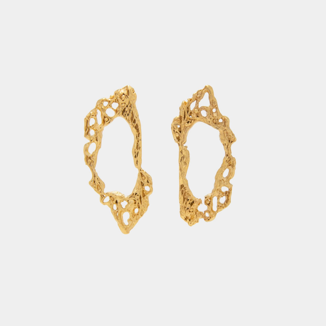 Loveness Lee Feroca Earrings, Gold, Front