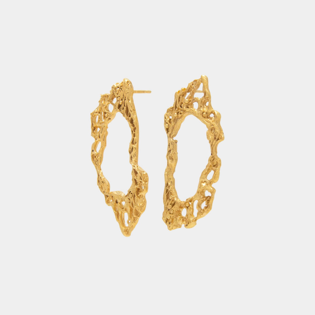 Loveness Lee Feroca Earrings, Gold, Side