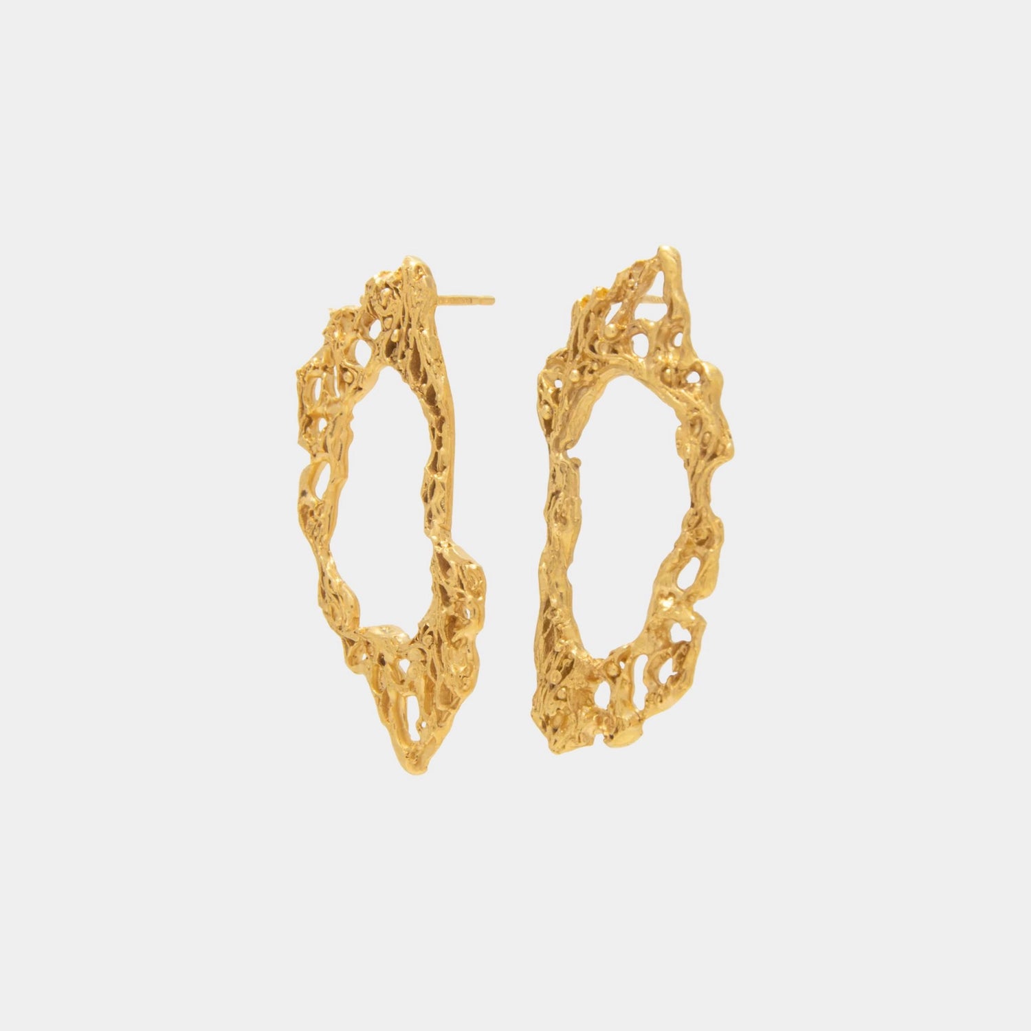 Loveness Lee Feroca Earrings, Gold, Side
