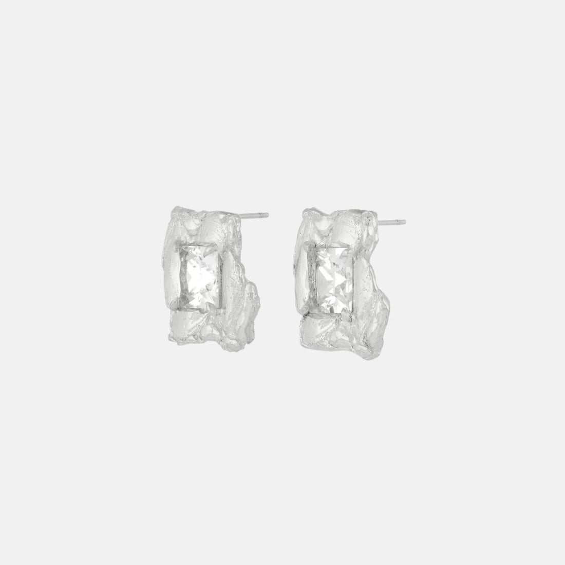 Loveness Lee Jaqi Argenti Recycled Silver Earrings, Side