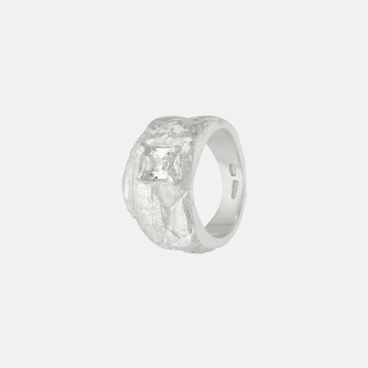 Loveness Lee Kai Argenti Recycled Silver Ring, Front