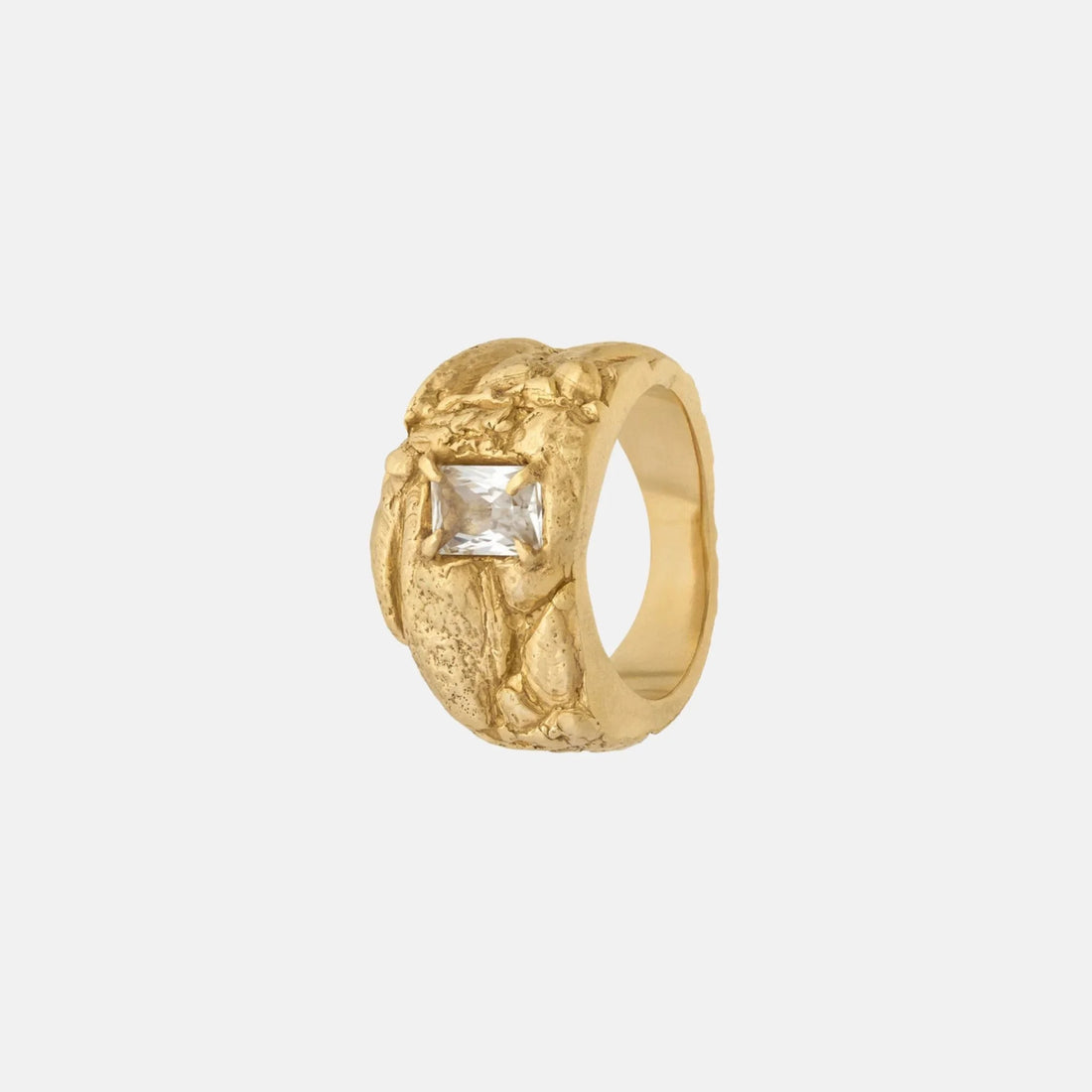 Loveness Lee Kai 18K Gold Plated Silver Ring, Front