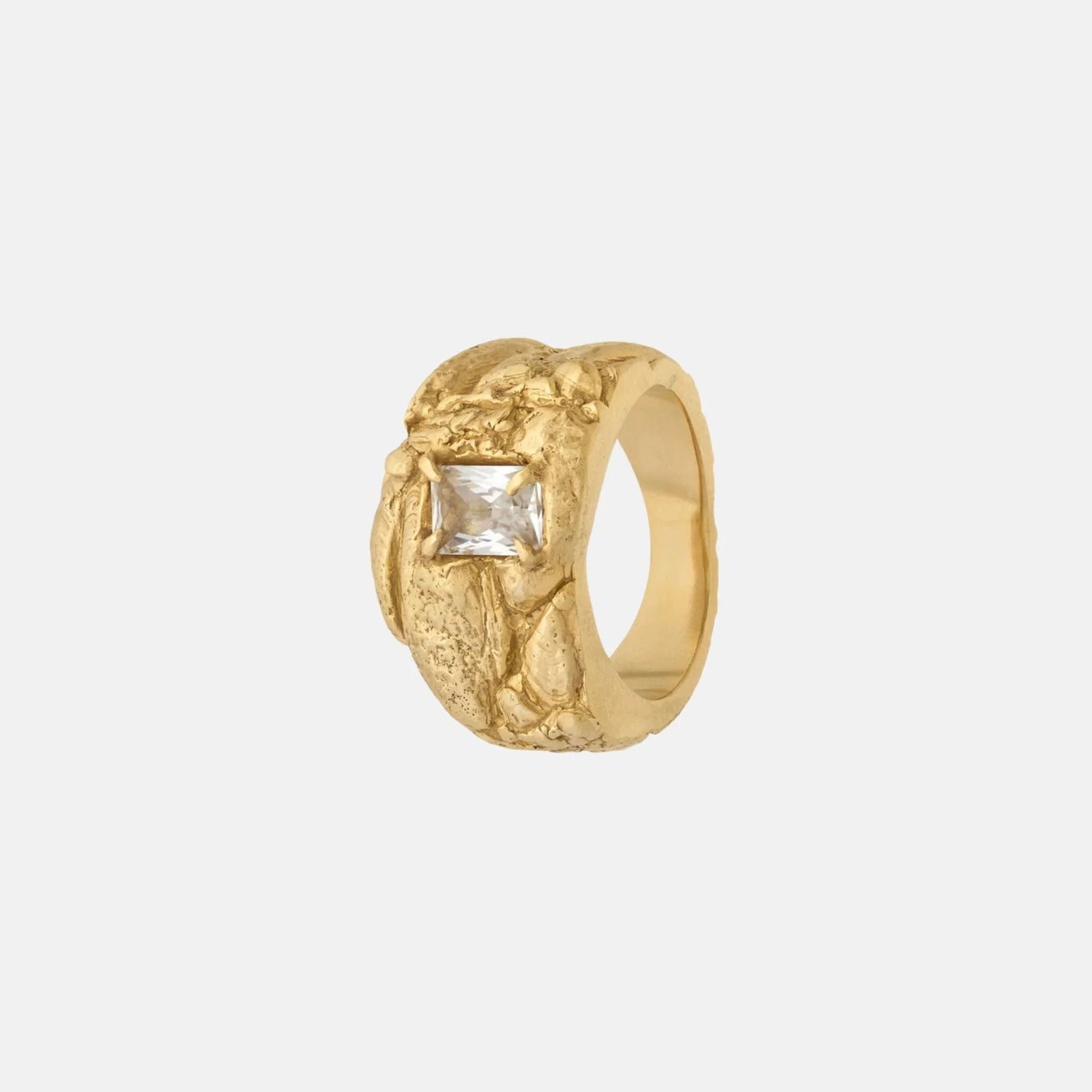 Loveness Lee Kai 18K Gold Plated Silver Ring, Front