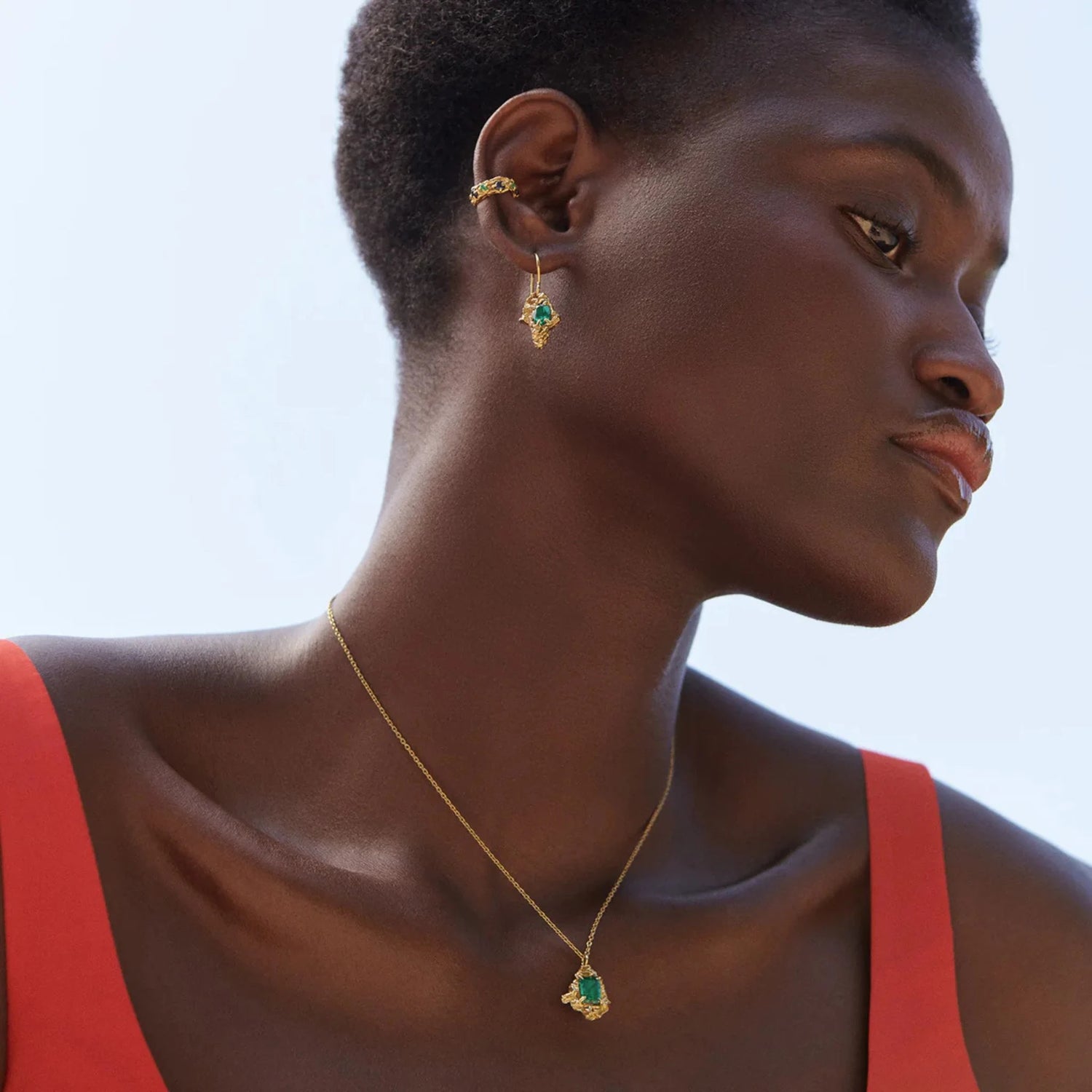 Leana Emerald Necklace