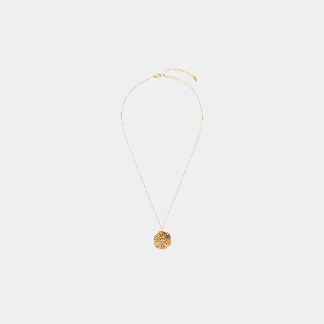 Loveness Lee Maitake Sapphire Medallion Necklace, Gold,  Far