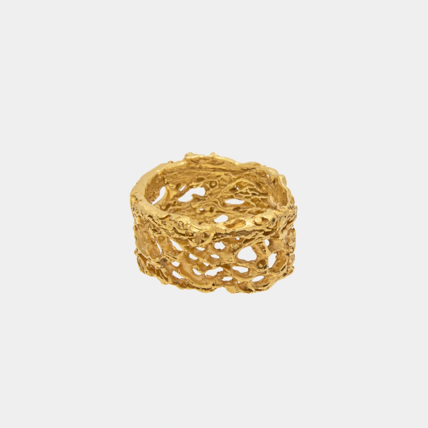 Loveness Lee Piloso Ring, 18k Gold Front