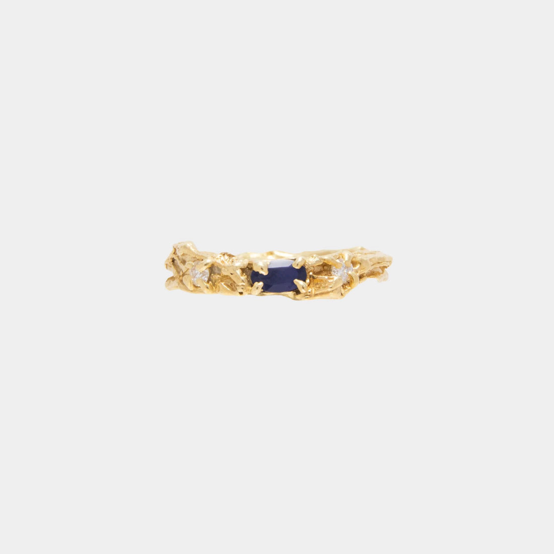 Rosea Sapphire Moissanite Ring