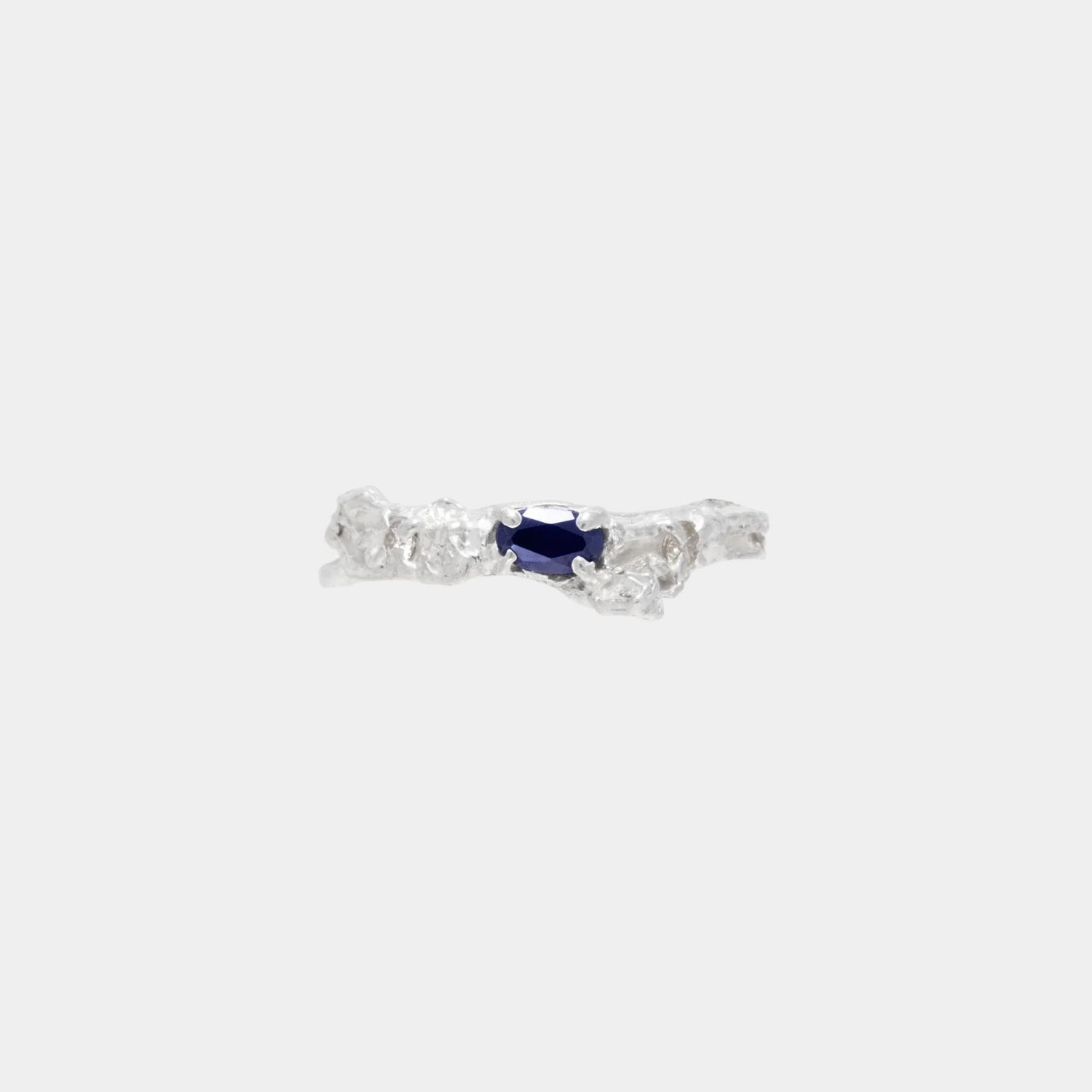 Rosea Sapphire Moissanite Ring