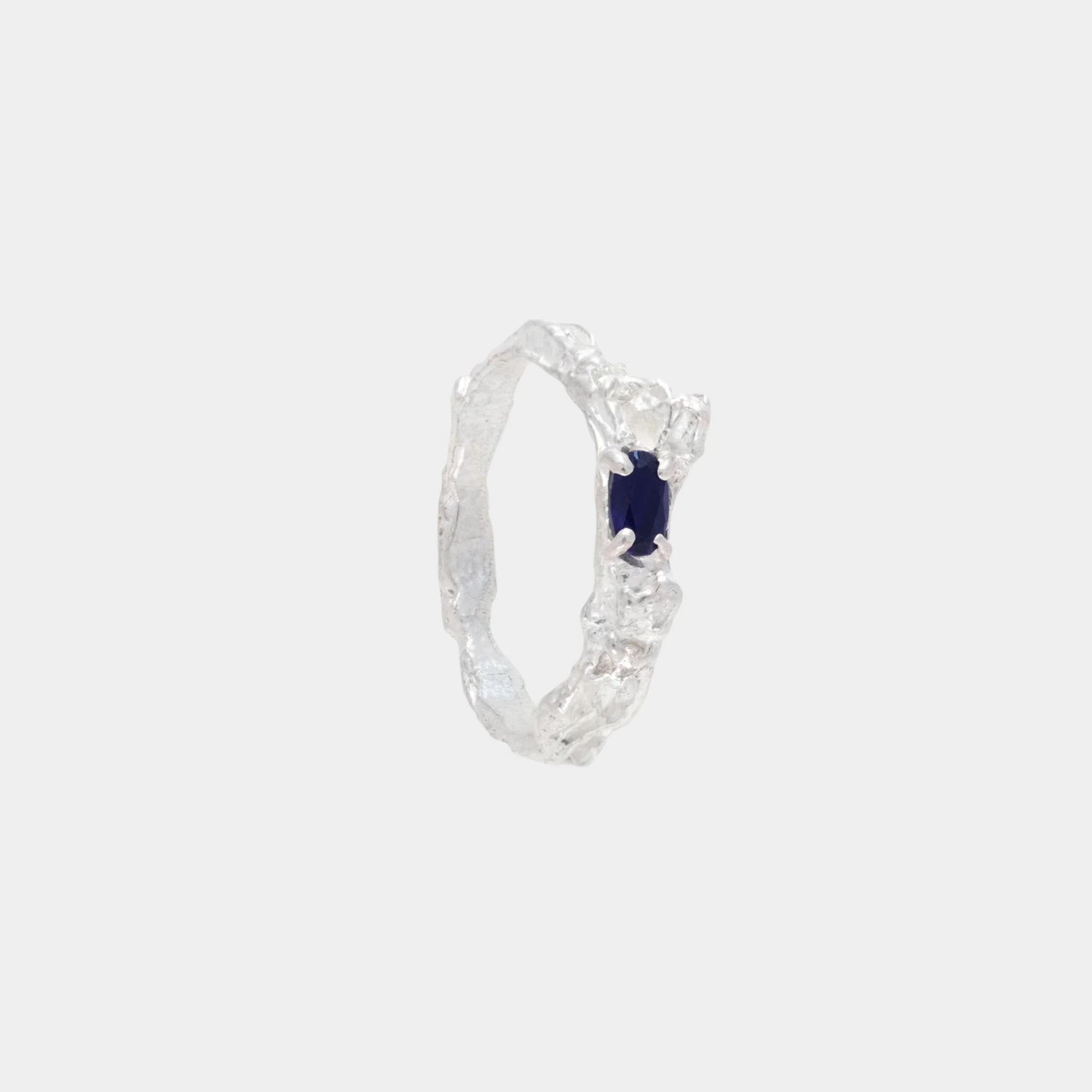 Rosea Sapphire Moissanite Ring