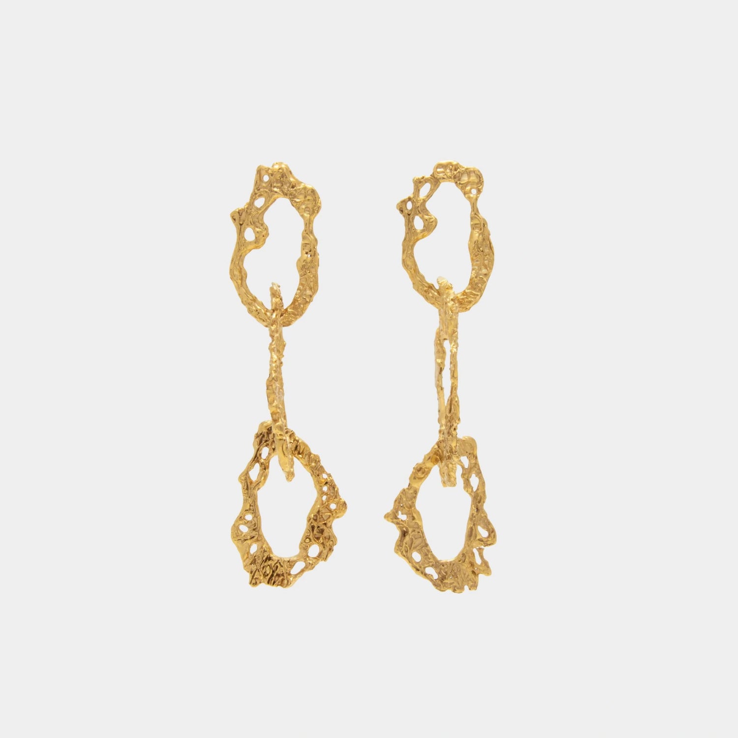 Loveness Lee Saguaro Earrings Gold Plated, side