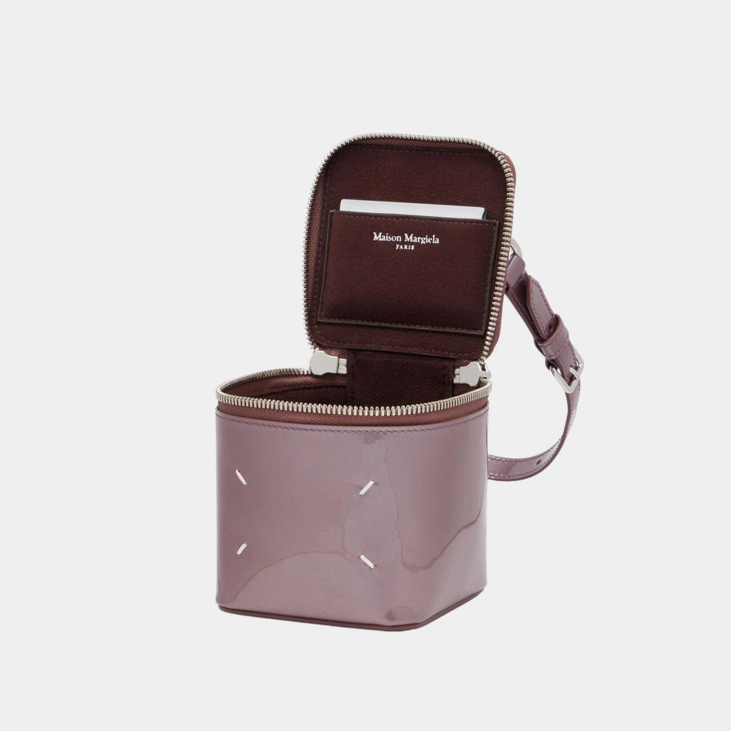 Maison Margiela Cube Mini Bag, Pink , interior