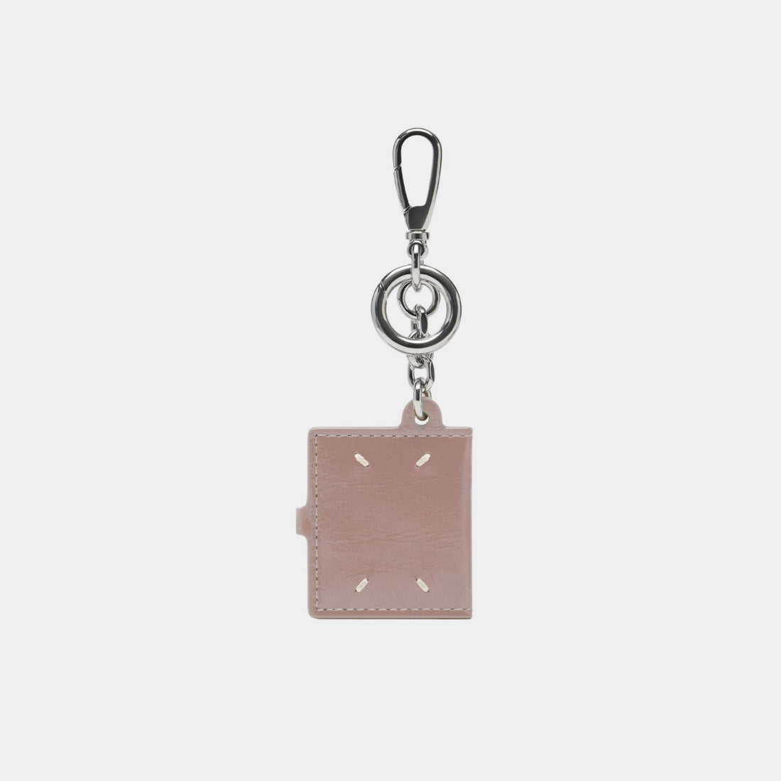 Maison Margiela ID Photo Holder Charm, Pink , Back