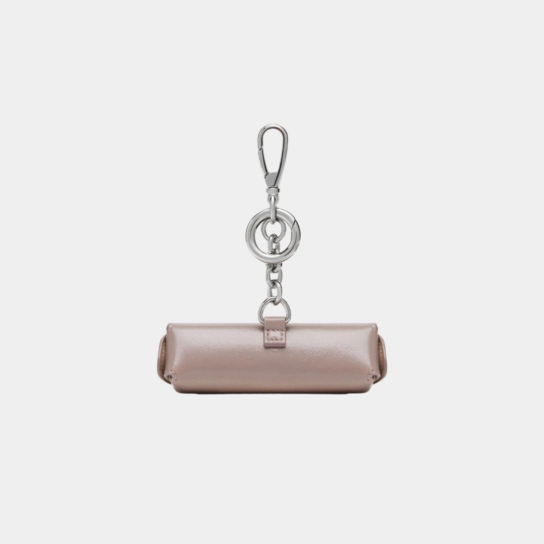 Maison Margiela Leather Lipstick Holder Charm, Pink , Back