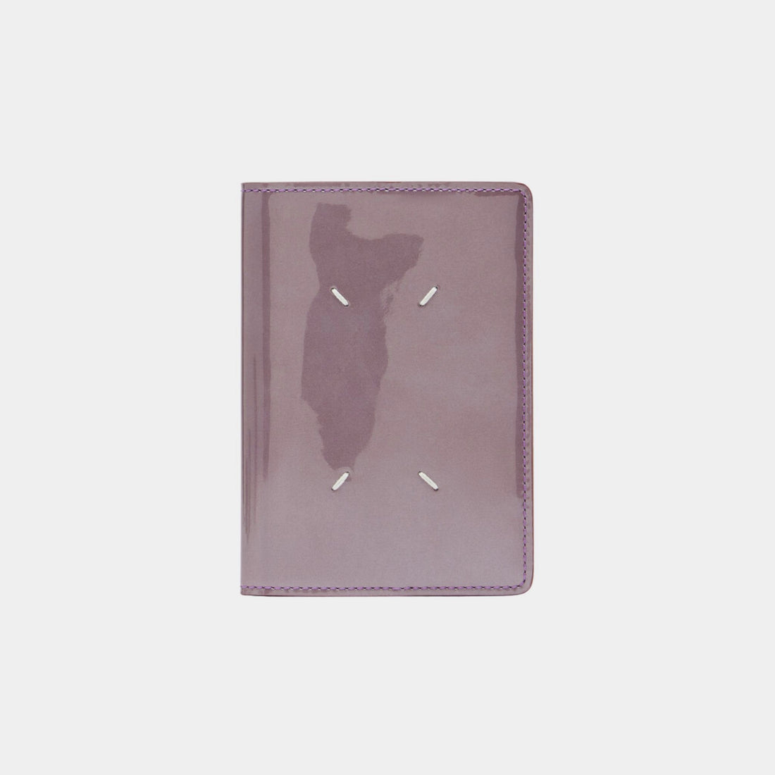 Maison Margiela Passport holder With Four Stitches, pink , Front