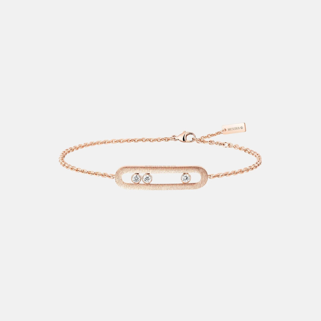 Messika Move Classique Cisele Diamond Bracelet, Pink Gold