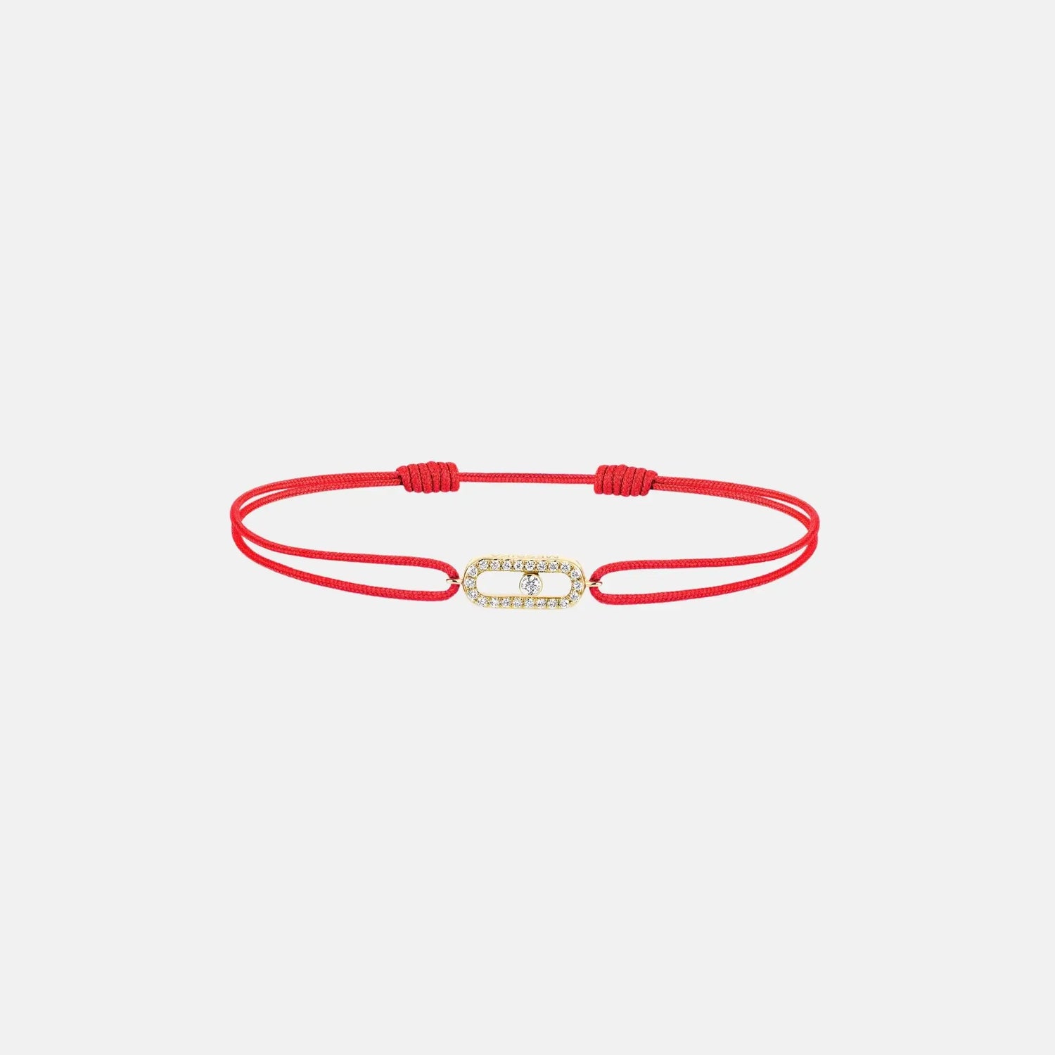 Move Uno Cord Yellow Gold Diamond Bracelet