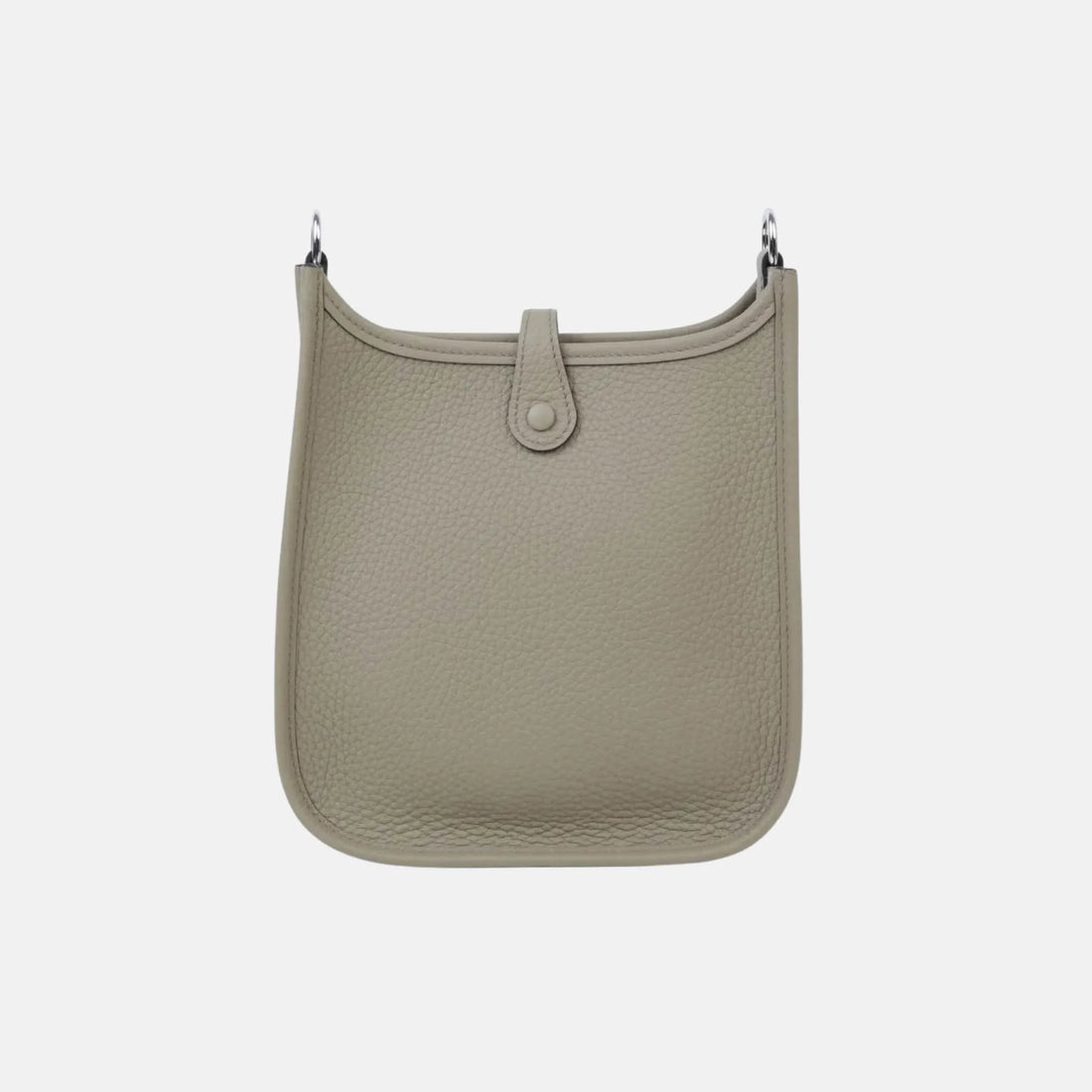 Hermes Mini Evelyne TPM Amazone 112 Clemence بيج Marfa PHW، الجهة الخلفية 